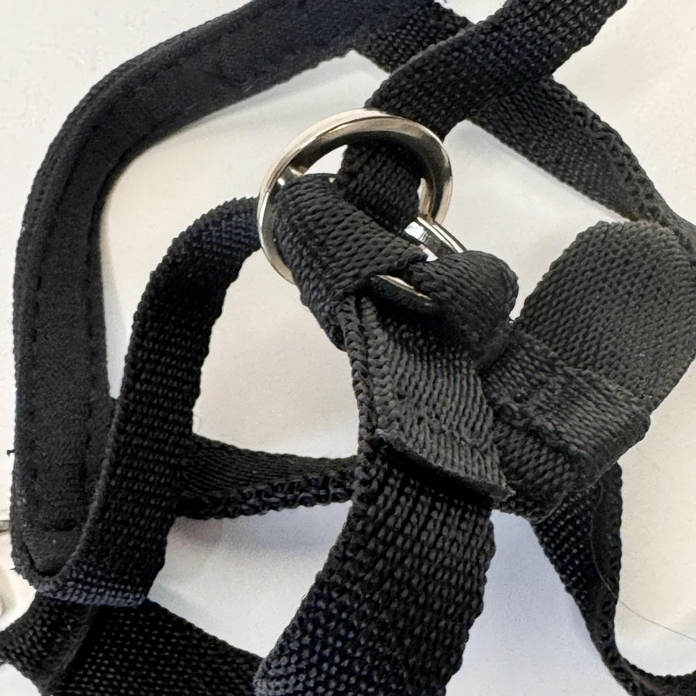 Halti Headcollar Size 0 XXS Black Nylon Dog Head Collar Stops Pulling Kindly